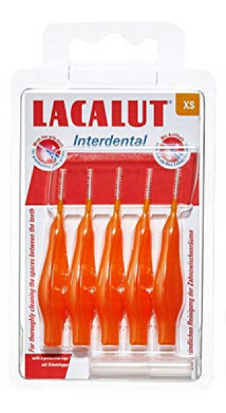 ЛАКАЛУТ Междузъбни четчици 5бр ИНТЕРДЕНТАЛ размер XС | LACALUT Interdental brushes sets of 5s INTERDENTAL size XS