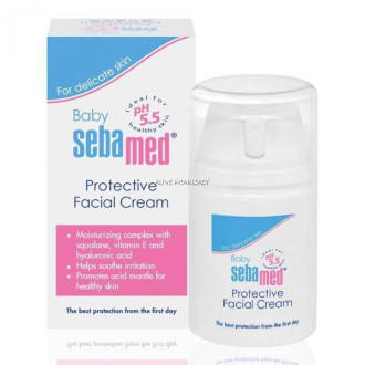 СЕБАМЕД БЕБЕ Защитен крем за лице за бебета и деца 50мл | SEBAMED BABY Protective facial cream 50ml