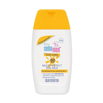 СЕБАМЕД БЕБЕ Слънцезащитно мляко за тяло за бебета и деца SPF50 200мл | SEBAMED BABY Multi protect sun milk SPF50 200ml