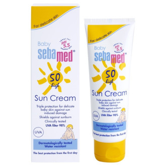 СЕБАМЕД БЕБЕ Слънцезащитен крем за лице и тяло SPF50 75мл | SEBAMED BABY Sun cream SPF50 75ml
