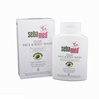 СЕБАМЕД Измивна течност за лице и тяло с Масло от маслина 200мл | SEBAMED Liquid face & body wash with Olive oil 200ml
