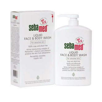 СЕБАМЕД Измивна течност за лице и тяло за чувствителна кожа 1000мл | SEBAMED Liquid face & body wash 1000ml