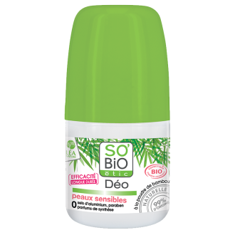 СО'БИО Бамбуков дезодорант за чувствителна кожа 50мл | SO'BIO Bamboo deodorant for sensitive skin 50ml