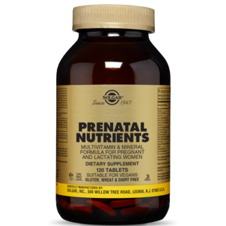 ПРЕНАТАЛ НУТРИЕНТИ Витамини за бременни 120 таблетки СОЛГАР | PRENATAL NUTRIENTS tabs 120s SOLGAR