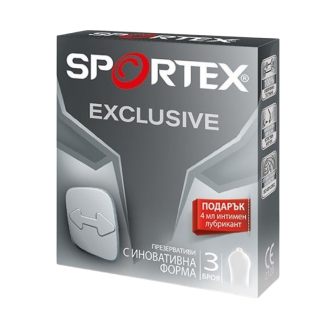 СПОРТЕКС ЕКСКЛУЗИВ презервативи x 3бр | SPORTEX EXCLUSIVE condoms x 3s