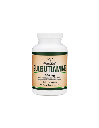 Сулбутиамин капсули 200 гр. x 90 бр Дабъл Ууд | Sulbutiamine caps 200 g x 90 s Double Wood