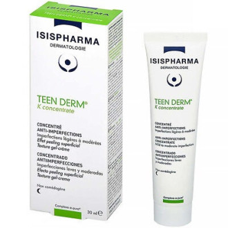 ТИЙН ДЕРМ K концентрат при мазна кожа и несъвършенства 30мл ИСИСФАРМА | TEEN DERM K Concentrate cream-gel 30ml ISISPHARMA
