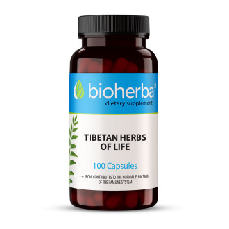 ТИБЕТСКИ БИЛКИ НА ЖИВОТА 200мг 100 капс. БИОХЕРБА | TIBETAN HERBS OF LIFE 200mg 100 caps. BIOHERBA