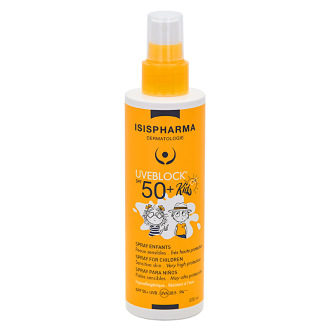 УВЕБЛОК слънцезащитен спрей  за деца SPF50+ 200мл ИСИСФАРМА | UVEBLOCK Sun protection spray for kids SPF50+ 200ml ISISPHARMA