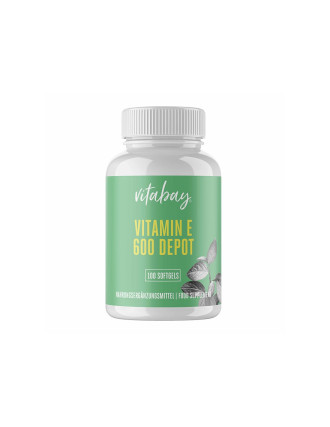 Витамин Е софтгел капсули X 200 БР Витабей | Vitamin E 600 Depot soft. caps X 200 S Vitabay