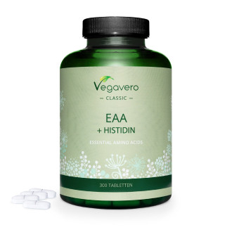  Есенциални аминокиселини + Хистидин таблетки x 300 бр ВЕГАВЕРО | EAA+ Histidin tabs x 300 s VEGAVERO 