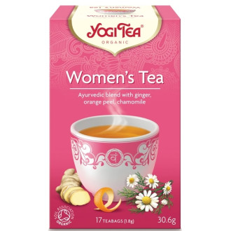 ЙОГИ ОРГАНИК БИО Аюрведичен чай "За жени", пакетчета 17бр | YOGI ORGANIC BIO Ayurvedic tea blend "Women's tea" teabags 17s