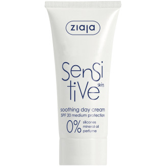 ЖАЯ Дневен крем за чувствителна кожа със spf20 50мл | ZIAJA Sensitive soothing day cream spf20 50ml