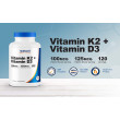 Витамин К2 + Витамин D3 x 120 софтгел капсули НУТРИКОСТ | Vitamin K2 + Vitamin D3 x 120 softgels caps NUTRICOST