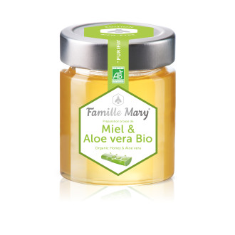 БИО АКАЦИЕВ МЕД + АЛОЕ ВЕРА Фемили Мари | Miel & Aloe Vera Bio / Organic Honey and Aloe Vera Famille Mary