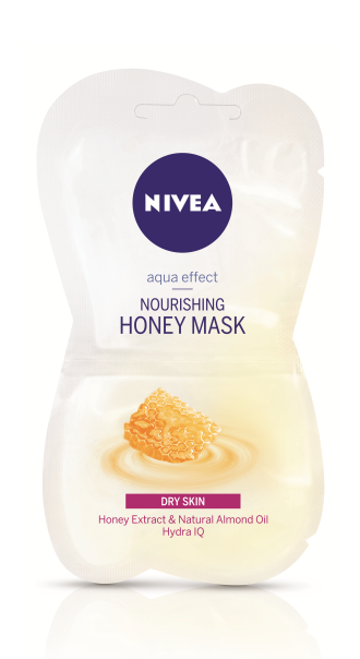 НИВЕА Маска с мед за суха кожа 2x7.5мл | NIVEA Nourishing honey mask 2x7.5мл