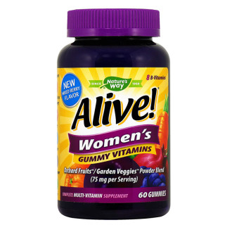 АЛАЙВ! МУЛТИВИТАМИНИ ЗА ЖЕНИ желирани таблетки x 60бр. НЕЙЧЪР'С УЕЙ | Alive! Women’s Gummy Vitamin x 60s NATURE'S WAY