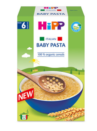 ХИП БИО Италианска бебешка паста - кус-кус на звездички 320гр | HIPP BIO Organic Italian baby pasta - stars 320gr