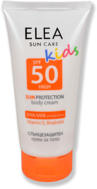 ЕЛЕА Детски слънцезащитен крем за тяло SPF 50 150мл | ELEA Sun care SPF 50 kids 150ml