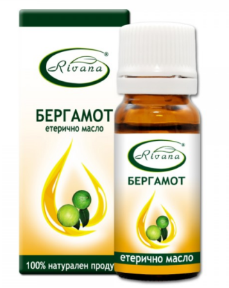 РИВАНА Етерично масло от БЕРГАМОТ 10мл | RIVANA CITRUS BERGAMIA Essential oil 10ml