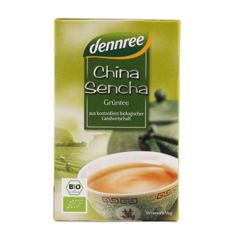 БИО Чай Зелен Сенча пакетчета 20бр, 30гр ДАНРЕ | BIO Tea Green "China Sencha" teabags 20s, 30g DANNREE