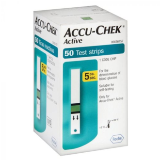 Тест-ленти за глюкомер Аку-чек Актив 50бр | Test strips for glucometer Accu-Chek Active 50s