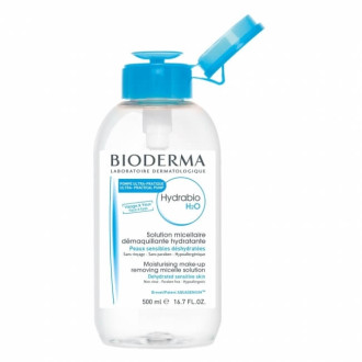 БИОДЕРМА ХИДРАБИО H2O Мицеларен разтвор с ПОМПА 500мл | BIODERMA HYDRABIO H2O 500ml