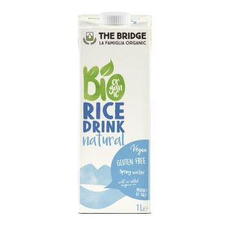 ДЪ БРИДЖ БИО Оризова напитка Натурална БЕЗ ГЛУТЕН 250мл или 1л | THE BRIDGE BIO Rice drink Natural GLUTEN FREE 250ml or 1l