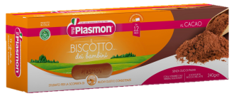 ПЛАЗМОН Бишкоти за деца с какао 12+ 240гр | PLASMON Biscotto dei bambini al cacao 12+ 240g