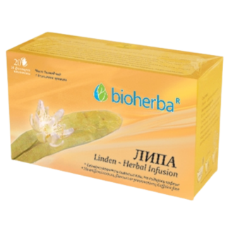 БИОХЕРБА Билков чай Липа 20бр филтърни пакетчета | BIOHERBA Herbal infusion Linden 20s tisane