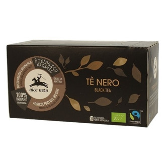 Черен чай Alce Nero 20бр филтърни пакетчета | Black tea Alce Nero 20s tisane