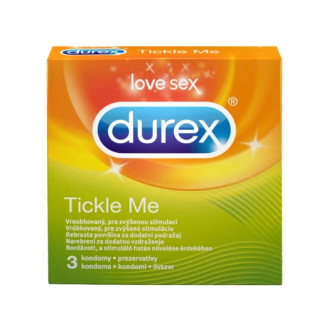 ДЮРЕКС ТИКЪЛ МИ презервативи 3бр., 12 бр. | DUREX TICKLE ME condoms 3s, 12s