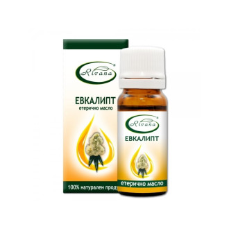 РИВАНА Етерично масло от ЕВКАЛИПТ 10мл | RIVANA EUCALYPTUS Essential oil 10ml 