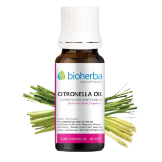 Етерично масло от ЦИТРОНЕЛА 10мл БИОХЕРБА | Essential CITRONELLA oil 10ml BIOHERBA