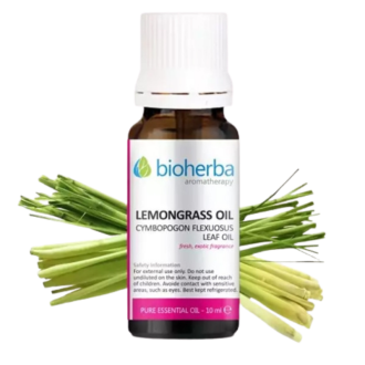 Етерично масло от ЛИМОНЕНА ТРЕВА 10мл БИОХЕРБА | Essential LEMONGRASS oil 10ml BIOHERBA