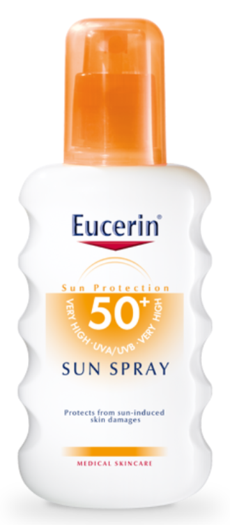 ЮСЕРИН СЪН Слънцезащитен спрей SPF50+ 200мл | EUCERIN SUN Spray SPF50+ 200ml 