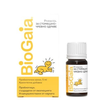 БИОГАЙА Пробиотик + витамин Д, капки x 5мл | BioGaia Probiotic + Vitamin D, drops 5ml