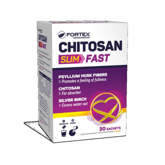 ХИТОЗАН СЛИМ ФАСТ 30 сашета ФОРТЕКС | CHITOSAN SLIM FAST 30s FORTEX