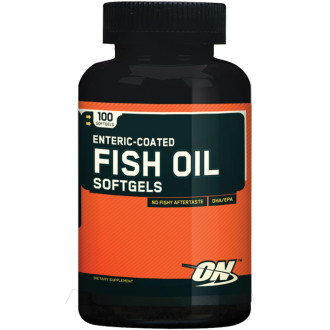 РИБЕНО МАСЛО меки капсули 100 бр. ОПТИМУМ НУТРИШЪН | FISH OIL softgels 100s OPTIMUM NUTRITION