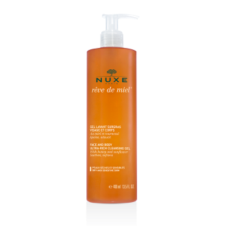 НУКС РЕВ ДЬО МИЕЛ Почистващ гел за лице и тяло 400мл | NUXE REVE DE MIEL Face and body ultra-rich cleansing gel 400ml