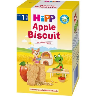 ХИП БИО Детски бисквитки с ябълка 1г+ 120гр | HIPP BIO Apple biscuit 1y+ 120g
