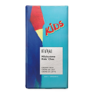БИО Детски Шоколад с Млечен крем 100гр ВИВАНИ | BIO Kids Chocolate with Creamy milk 100g VIVANI