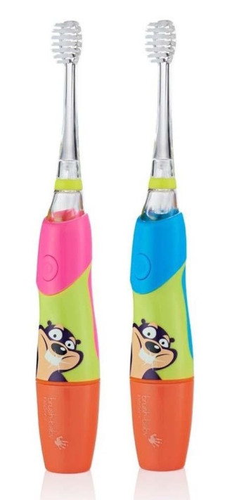 БРЪШ-БЕЙБИ КИДСОНИК Електрическа четка за зъби със светещ накрайник 3-6 1бр. | BRUSH-BABY KIDZSONIC Electrical toothbrush Flashing disco lights 3-6 1s 