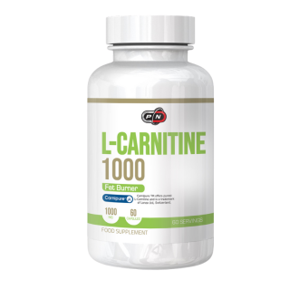 Л-КАРНИТИН 1000мг 60 капсули ПЮР НУТРИШЪН | L-CARNITINE 1000mg 60 caps PURE NUTRITION