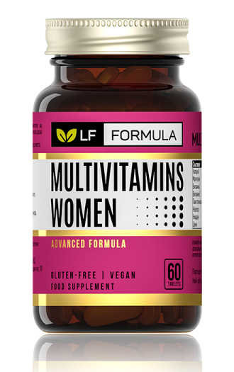 ЛФ ФОРМУЛА Мултивитамини за жени таблетки 60бр. ФОРТЕКС | LF FORMULA Multivitamins for women tabs 60s FORTEX