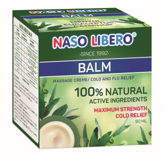 НАЗО ЛИБЕРО Балсам за масаж при настинка и грип 90мл. | NASO LIBERO Balm Massage creme Cold and flu relief 90ml