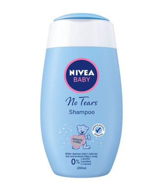 НИВЕА БЕБЕ БЕЗ СЪЛЗИ Нежен шампоан за косa 200мл | NIVEA BABY NO TEARS Shampoo 200ml