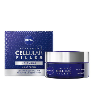 НИВЕА СЕЛЮЪР ХИАЛУРОН ФИЛЪР Нощен крем 50мл | NIVEA CELLULAR HYALURON FILLER Night cream 50ml