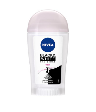 НИВЕА ИНВИЗИБЪЛ КЛИЪР Дамски дезодорант стик за черни и бели дрехи 40мл | NIVEA INVISIBLE CLEAR Anti-perspirant for black and white stick 40ml
