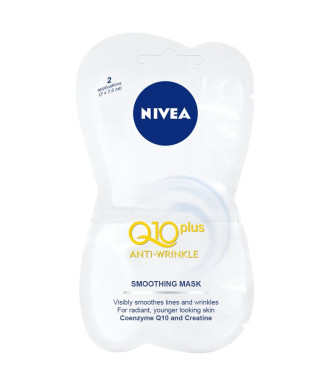 НИВЕА Q10+ Маска за лице 2x7.5мл | NIVEA Q10+ Anti-wrinkle mask 2x7.5мл
